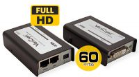 Amplificador DVI con audio Aten hasta 60m 1080p Negro